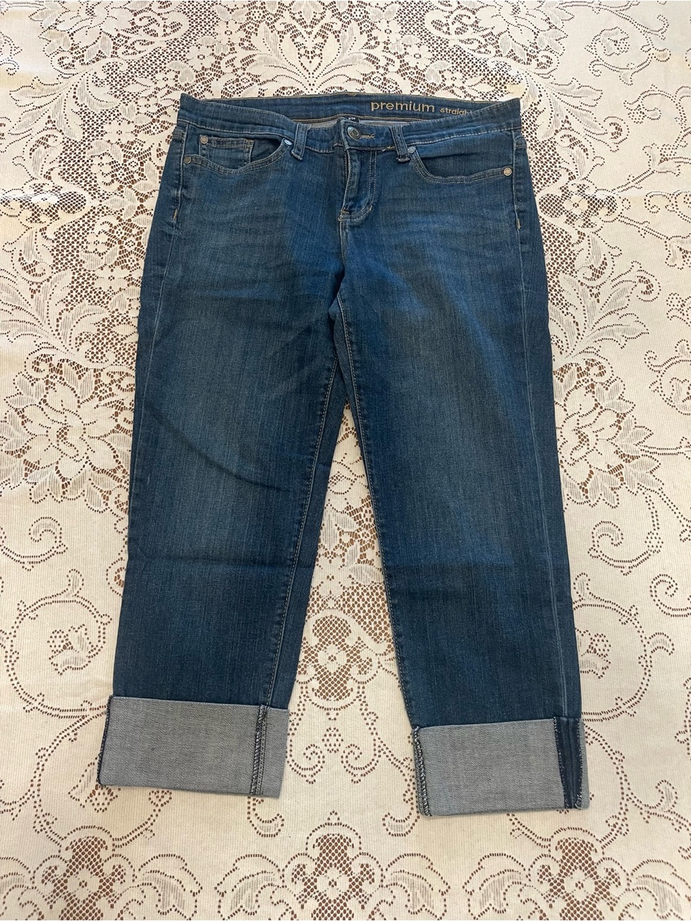 Gap Dark Blue Women’s Straight Crop Jeans 8 29